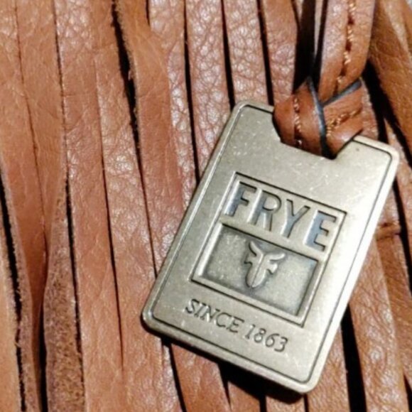 Frye Heidi Fringe Hobo, Whiskey Leather, Rare Vintage EUC - Picture 7 of 12